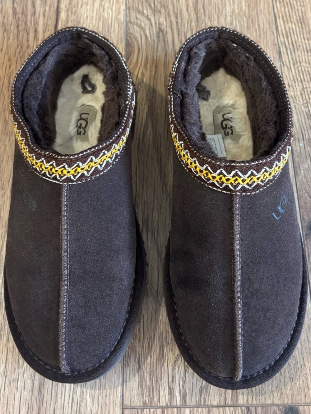 Ugg Tasman Slippers Shoes In Brown Size 6 - Picture 8 of 8